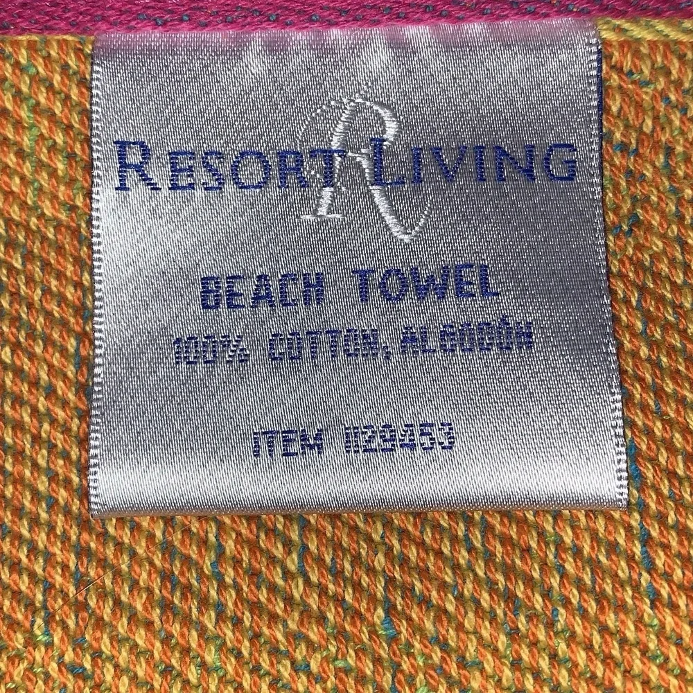 Resort‎ Living Beach Towel Rainbow Bus Thick Cotton Soft 72